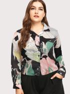 Shein Tropical Print Shirt