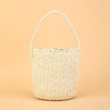 Shein Bucket Design Straw Bag