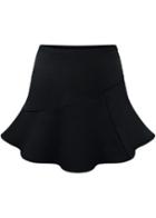 Shein Black High Waist Ruffle Skirt