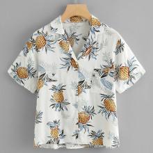 Shein Fruit Print Shirt