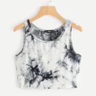 Shein Tie Dye Crop Tank Top