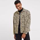 Shein Men Button Up Leopard Jacket