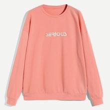 Shein Men Letter Embroidered Tunic Pullover