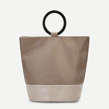 Shein Crocodile Pattern Clutch With Ring Handle