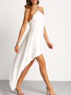 Shein Chain Halter Neck Asymmectric Dress