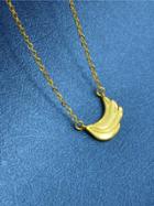 Shein Gold New Wing Shape Pendant Necklace