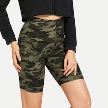 Shein Camo Print Cycling Shorts