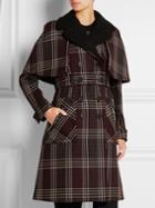 Shein Multicolor Lapel Long Sleeve Drawstring Pockets Cape Coat