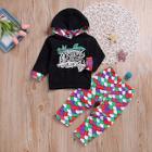 Shein Toddler Girls Letter Print Hoodie With Geometric Pattern Pants