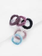 Shein Frill Trim Hair Tie 5pcs