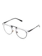 Shein Clear Frame Clear Lens Retro Style Glasses