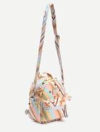 Shein Colorful Striped Studded Multiway Backpack