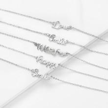 Shein Slogan Chain Bracelet 5pcs
