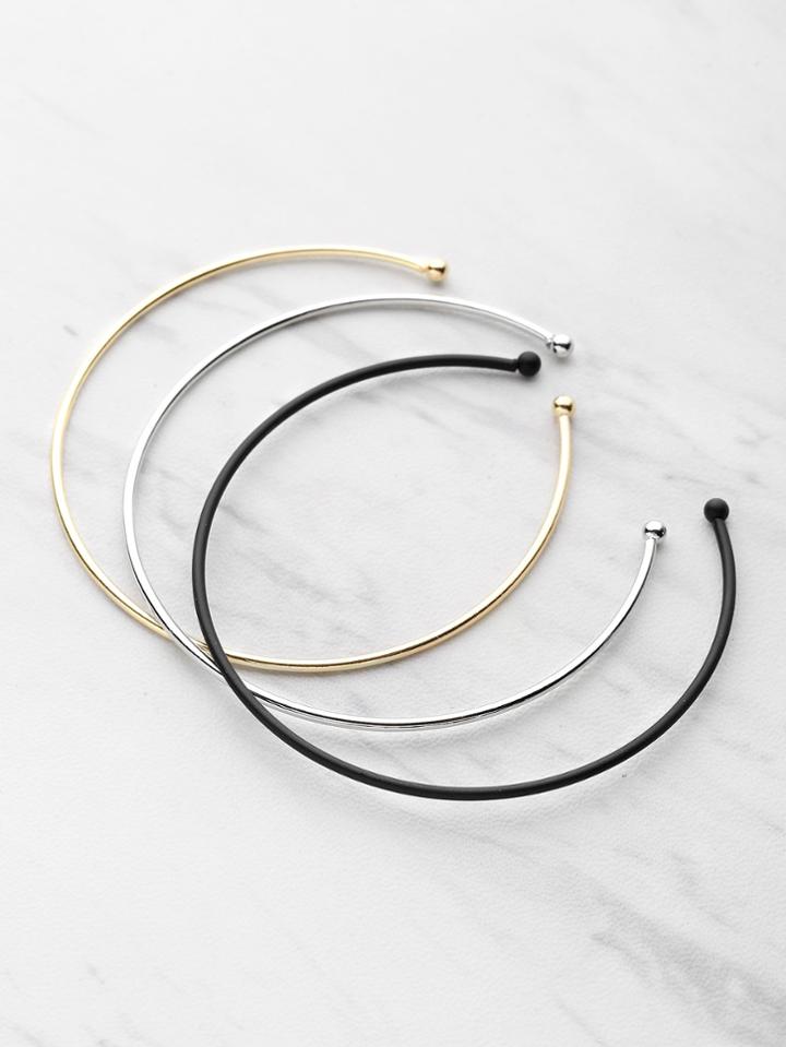 Shein 3 Color Cuff Bracelet 3pcs