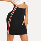 Shein Striped Bodycon Skirt