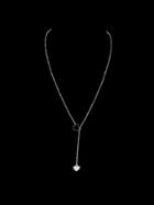 Shein Silver Boho Chic Chain Heart Pendant Necklace