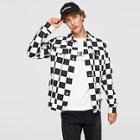 Shein Men Pocket Front Button Up Checked Jacket