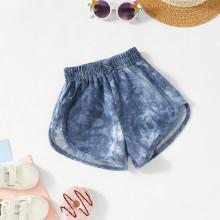 Shein Girls Tie Dye Sweat Shorts