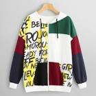 Shein Cut And Sew Zipper Hoodie