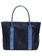 Shein Blue Ribbon Decorative Pu Tote Bag With Adjustable Strap