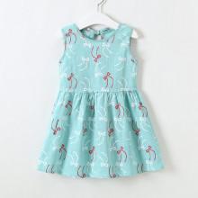 Shein Girls Tie Print Dress