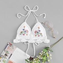 Shein Crochet Embroidery Swimming Top