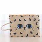 Shein Cat Print File Bag With Handle