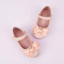 Shein Toddler Girls Bow Decor Mary Jane Flats