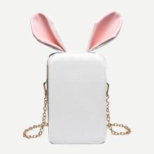 Shein Rabbit Ear Detail Chain Bag
