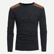 Shein Men Contrast Panel Jumper