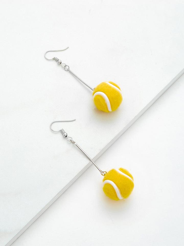 Shein Tennis Design Drop Earrings