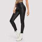 Shein Lace Up Skinny Jeans