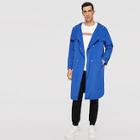 Shein Men Press Button Hoodie Waterfall Coat