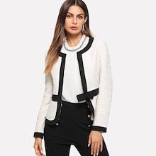 Shein Bow Front Bolero Blazer