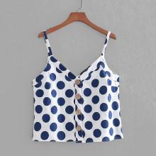 Shein Button Front Spot Cami Top