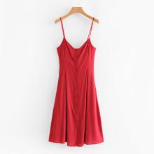 Shein Button Through Spot Cami Dress