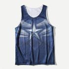 Shein Men Star Print Vest