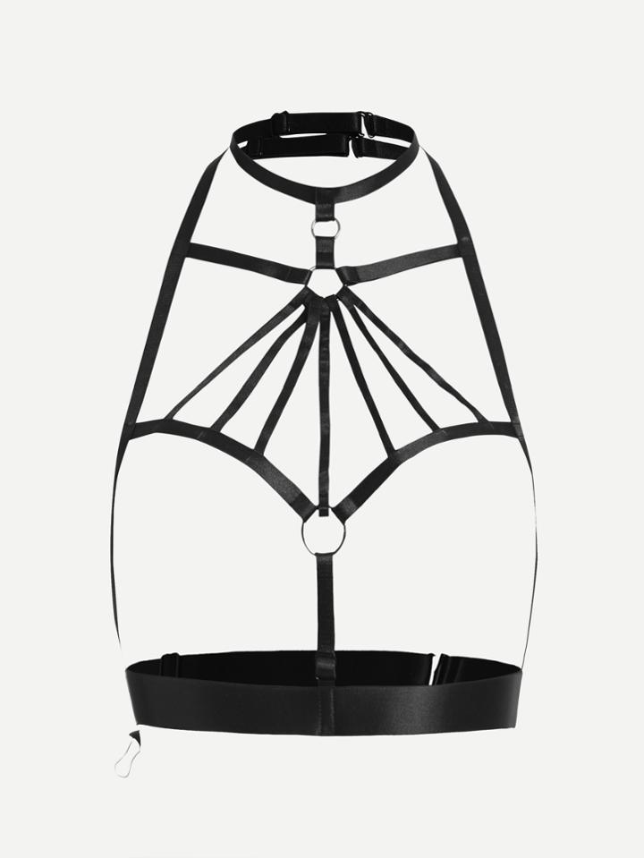 Shein Ring Linked Caged Body Harness