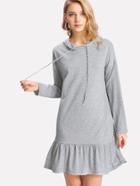 Shein Drop Shoulder Pep Hem Hoodie Dress
