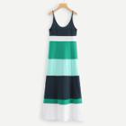 Shein Contrast Striped Colorblock Cami Dress