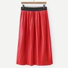 Shein Pleated Pu Skirt