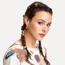 Shein Metallic Hair Clip Set 6pcs
