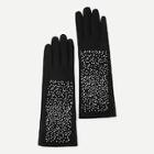 Shein Rhinestone Decorated Gloves