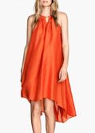 Rosewe Modern Round Neck Off The Shoulder High Low Dress