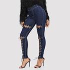 Shein Lace-up Skinny Jeans