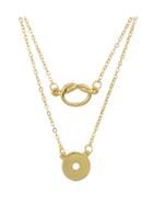 Shein Gold Double Layers Pendant Necklace