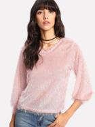 Shein Faux Fur Tee