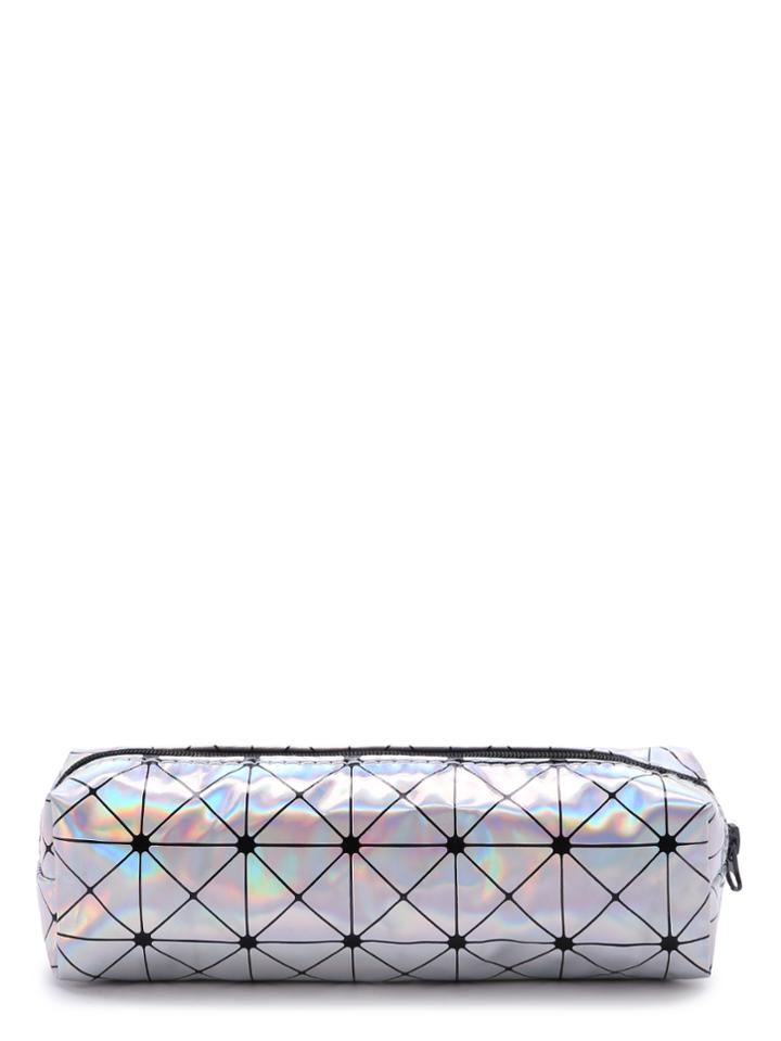 Shein Geometric Pattern Makeup Case