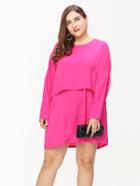 Shein Layered Front Oversized Dress
