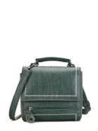Shein Contrast Stitching Pu Flap Bag